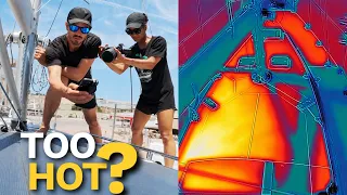 Everyone Said Our Black Solar Deck Would Be TOO HOT | Step 492. part 1