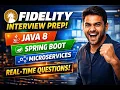 Fidelity Investments Java Interview 2 7 Years Experience Java 8 Spring Boot Microservices