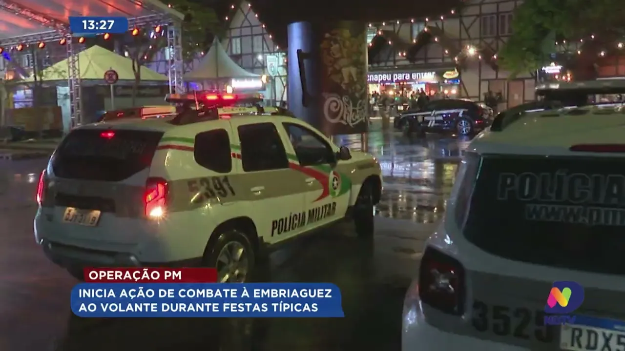 Operação PM: inicia ação de combate à embriaguez ao volante durante festas típicas