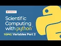 5 Python Variable Use and fStrings Scientific Computing with Python