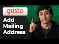 How to Add an Employee s Mailing Address in Gusto 2026 Full Guide