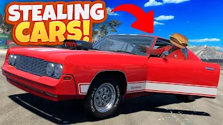 BeamNG Drive Career, But I Steal Cars for Money!