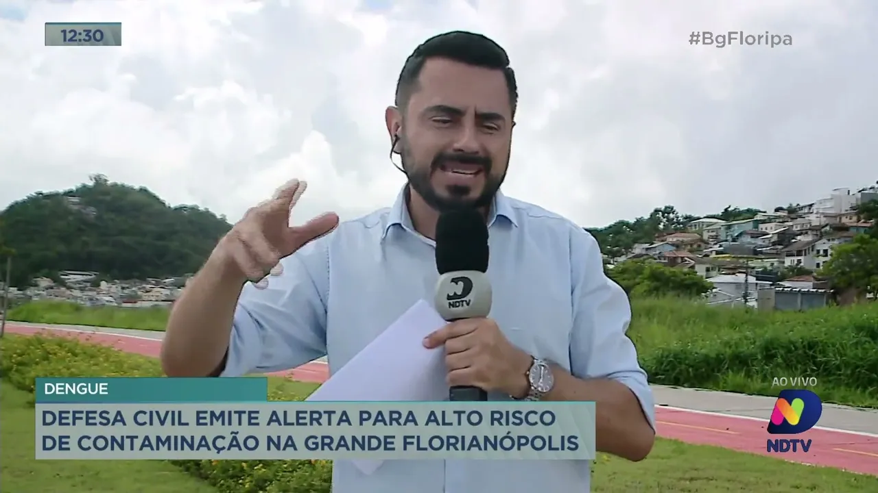 Defesa Civil emite alerta para alto risco de contaminação da dengue na Grande Florianópolis