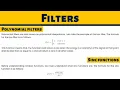 Summary on Image Upsampling and Downsampling filters