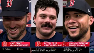 Chad Tracy Tolle Contreras talk after Tolle tosses 8 shutout frames to break the losing streak