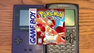 Pokemon On a 20 Year Old Calculator