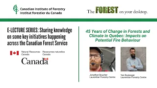 E LECTURE 45 Years Of Change In Forests And Climate In Quebec Impacts On Potential Fire Behaviour 