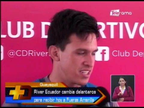 River Ecuador cambia delanteros para recibir hoy a Fuerza Amarilla