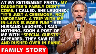 At My Retirement Party I Called My Daughter She Laughed A Trip With My In-Laws Sounded More Fun