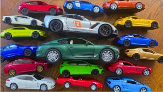 Big Bentley Toy Car Among Huge Collection of Tiny Toy Cars for kids