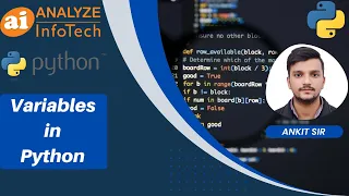 Variables in Python - Analyze InfoTech