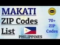 MAKATI CITY ZIP Codes List Philippines 70 Zip Codes