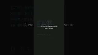 4 Easy Ways to Combine Arrays in JavaScript