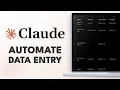 How to Automate Data Entry With Claude AI Step by Step