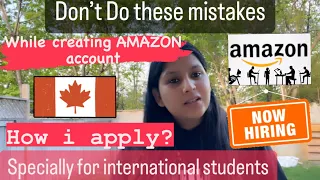How to create Amazon Job account