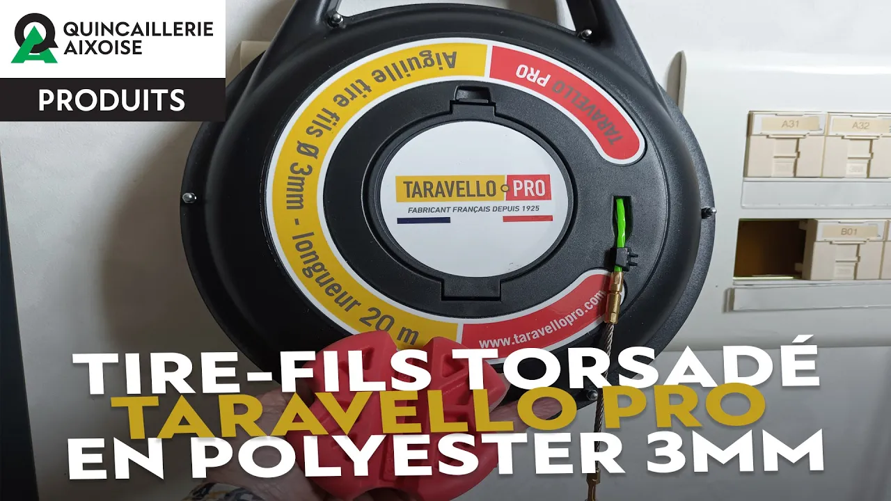 Aiguille tire-fil polyester Taravello Pro fabriquée en France, présentée par un distributeur