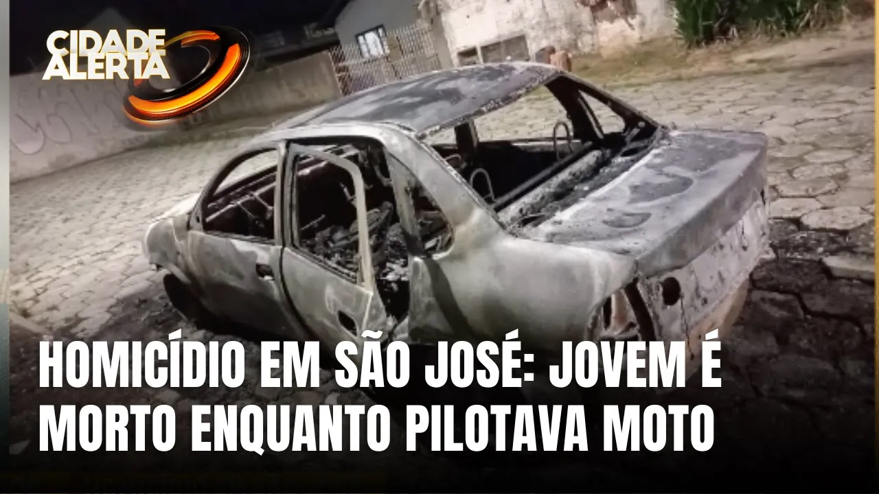 Homicídio em São José: jovem é baleado e morto enquanto pilotava moto