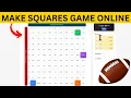 How to Make Football Squares Game Online for FREE