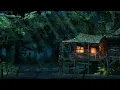 Download Lagu Swamp Sounds at Night | 10 hour | Ambient Cricket, Birds Nature Sounds for Sleep and Relaxation