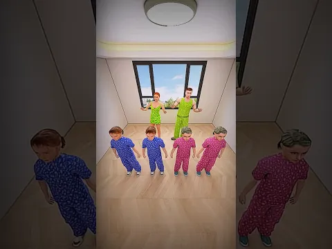 Parents Build a Perfect Luxury Bedroom for Four Sisters || 3D Animation by Factz Findz || #shorts