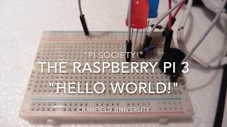 Raspberry Pi 3 - Hello World