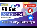 Constructor in VB NET
