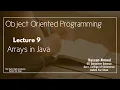 Lecture 9 Arrays in Java in Object Oriented Programming How to Sum Arrays in Java