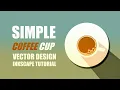 Simple Coffee Cup Logo Inkscape Tutorial for Beginners
