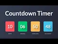 Countdown Timer with Vanilla JavaScript