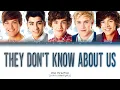Download Lagu One Direction - They Don't Know About Us Lyrics (Color Coded Lyrics)