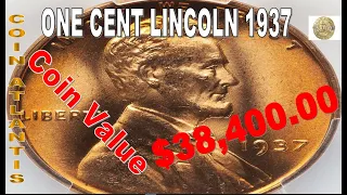 1937 Wheat Penny Coin Value OVER 38 400 00