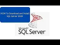 How to Download and Install SQL Server 2019
