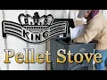 Tractor Supply King Pellet Stove KP130 - Unboxing Install Review from our DIY Off Grid Home