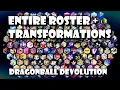 Entire DragonBall Devolution Character Roster Transformations