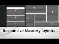 Responsive Masonry layouts Using CSS Grid CSS3 Grid