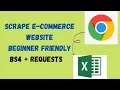 Scrape Ecommerce Product Links Bookstoscrape com Request and BeautifulSoup Data Extraction Python