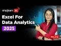 Excel Data Analysis Full Course Excel Data Analysis Tutorial For Beginners Simplilearn