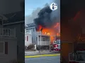 2-alarm blaze destroys Jersey shore home shows firefighter rescued from porch