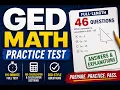 GED Math Practice Test 2026 - Full-Length Test with 46 Questions and Answers