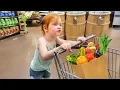 Adley in charge of Grocery Shopping