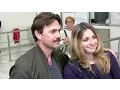 EXCLUSIVE Dougray Scott and wife Claire Forlani arriving at Cannes airport