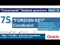 Oracle PL SQL interview question Oracle FOREIGN KEY Constraint Oracle Constraints
