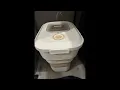 Rolling Wheels Makes Moving So Easy 40-50lbs Dog Food Storage Container Large Capacity Collapsible