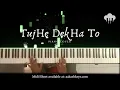 Download Lagu Tujhe Dekha To | Piano Cover | Kumar Sanu | Aakash Desai
