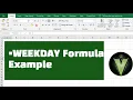 How to Use Excel WEEKDAY Function Start Week on Monday TEXT Formula