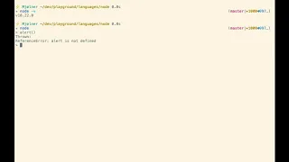 How to use the Node REPL to test JavaScript on the command line - Ep 03
