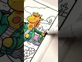 Flying my Favorite Kite - Sunset Glow Effect Cozy Life Coloring Book by Jade Summer