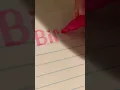 Writing my BIRT AY LIST