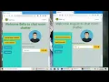 Chat Application using FLASK and SOCKET IO using two separate open browsers - Chrome and Firefox