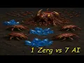 Zerg vs 7 AIs on Fastest Map - Can I Survive